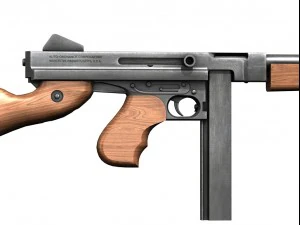 ww2 submachine collection 3D Model