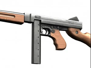 ww2 submachine collection 3D Model