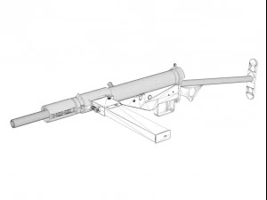 ww2 submachine collection 3D Model