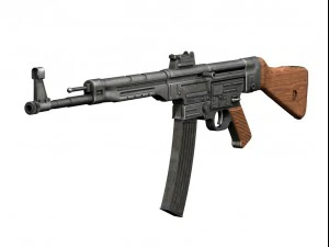 ww2 submachine collection 3D Model
