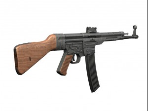 ww2 submachine collection 3D Модель