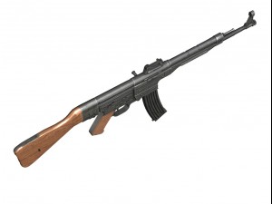 ww2 submachine collection 3D Модель