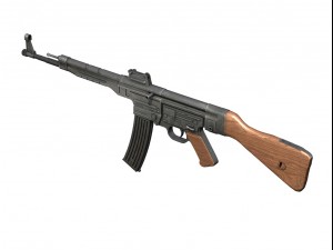 ww2 submachine collection 3D Модель