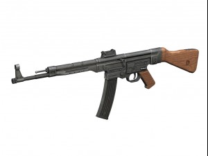 ww2 submachine collection 3D Модель
