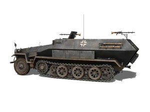 early german wwii tanks collection 3D Model