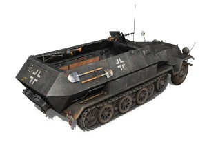 early german wwii tanks collection 3D Model