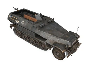 early german wwii tanks collection 3D Model