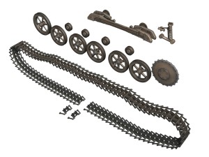 early german wwii tanks collection 3D Model