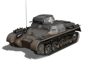 early german wwii tanks collection 3D Model