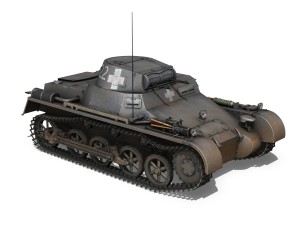 early german wwii tanks collection 3D Model