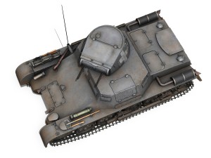 early german wwii tanks collection 3D Model
