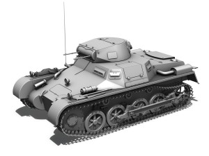 early german wwii tanks collection 3D Model