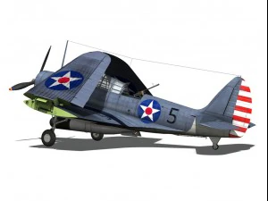 douglas tdb1 devastator 3D Model