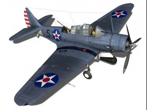 douglas tdb1 devastator 3D Model