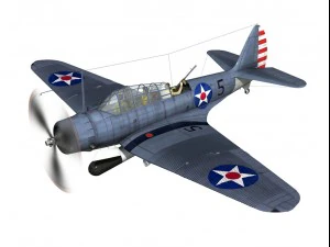 douglas tdb1 devastator 3D Model
