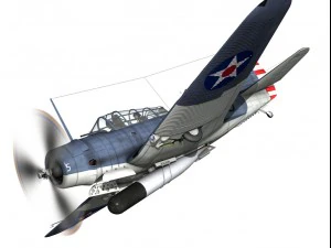 douglas tdb1 devastator 3D Model