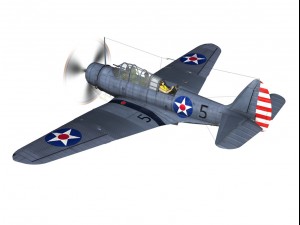 douglas tdb1 devastator 3D Модель