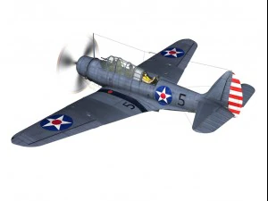 douglas tdb1 devastator 3D Model