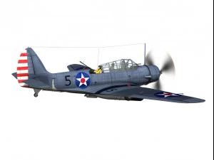 douglas tdb1 devastator 3D Model
