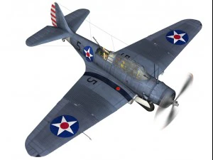 douglas tdb1 devastator 3D Model
