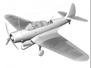 douglas tdb1 devastator 3D Model