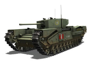 churchill mkiii - cyclops 3D Model