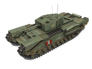 churchill mkiii - cyclops 3D Model