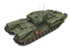 churchill mkiii - cyclops 3D Model
