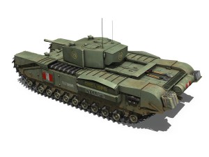 churchill mkiii - cyclops 3D Model