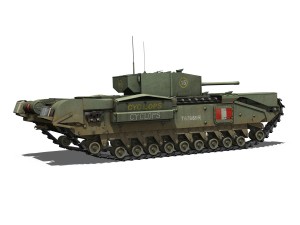 churchill mkiii - cyclops 3D Model