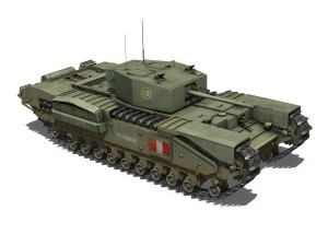 churchill mkiii - cyclops 3D Model