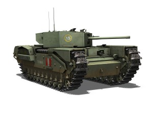 churchill mkiii - cyclops 3D Model