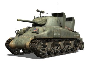 m4a1 sherman - aide de camp 3D Model