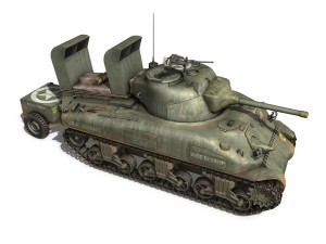 m4a1 sherman - aide de camp 3D Model