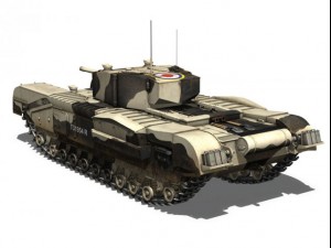 churchill mkiii kingforce 3D Модель