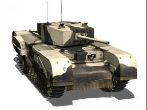 churchill mkiii kingforce 3D Модель