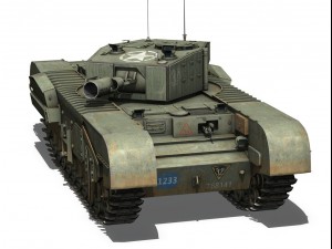churchill mkiii avre 3D 모델