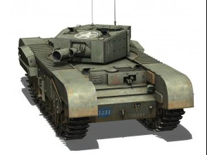churchill mkiii avre 3D Model