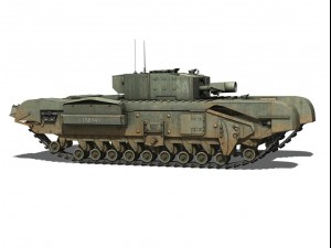 churchill mkiii avre 3D 모델