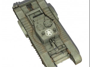 churchill mkiii avre 3D 모델