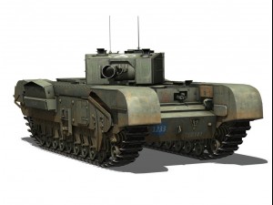 churchill mkiii avre 3D 모델