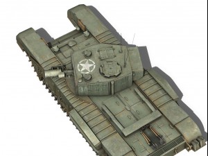 churchill mkiii avre 3D 모델