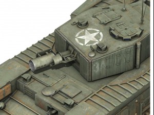 churchill mkiii avre 3D 모델