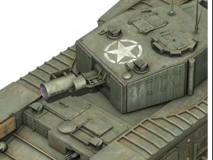 churchill mkiii avre 3D Model