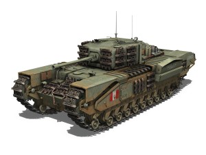 churchill mk iv - t68457 3D Модель