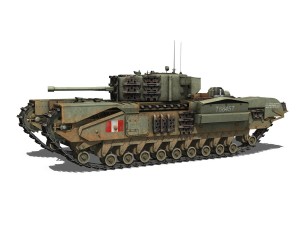 churchill mk iv - t68457 3D Модель