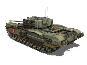 churchill mk iv - t68457 3D Модель