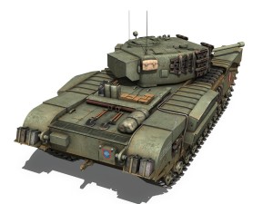 churchill mk iv - t68457 3D Модель