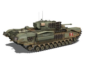 churchill mk iv - t68457 3D Модель