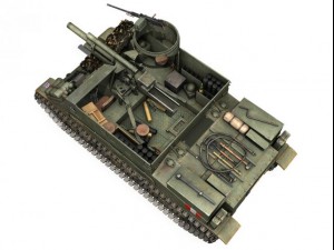 m7 priest - anzio - british army Modello 3D